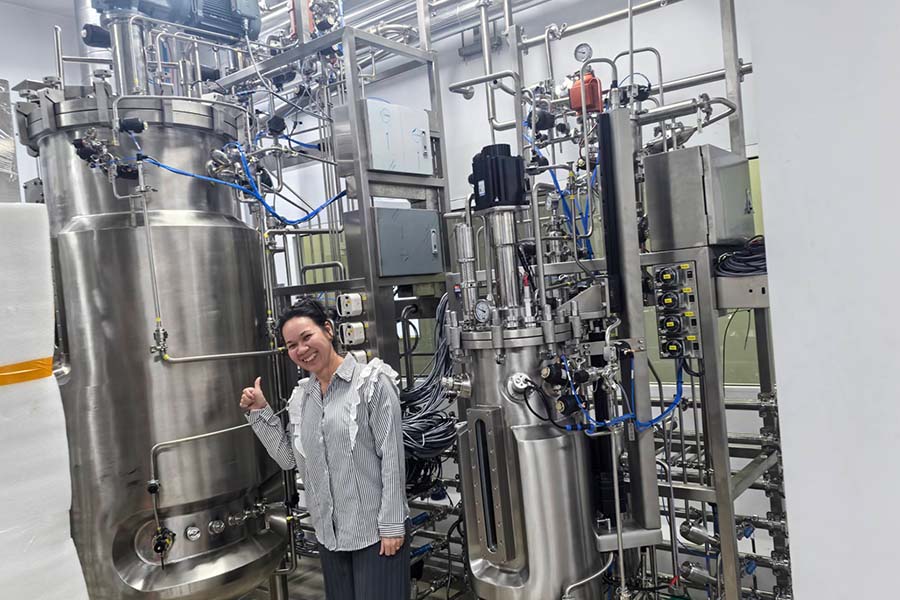 Thailand 70L-700L pilot scale stainless steel bioreactor