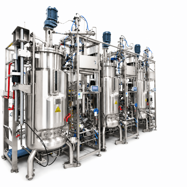 500L 3 Vessels Parallel Bioreactor