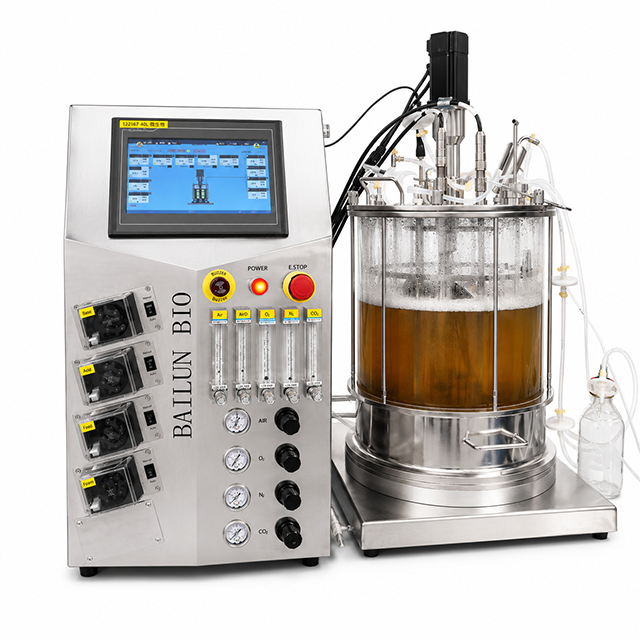 30L Mammalian Cell Culture Glass Bioreactor