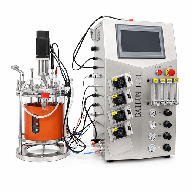 7L Mammalian Cell Culture Glass Bioreactor