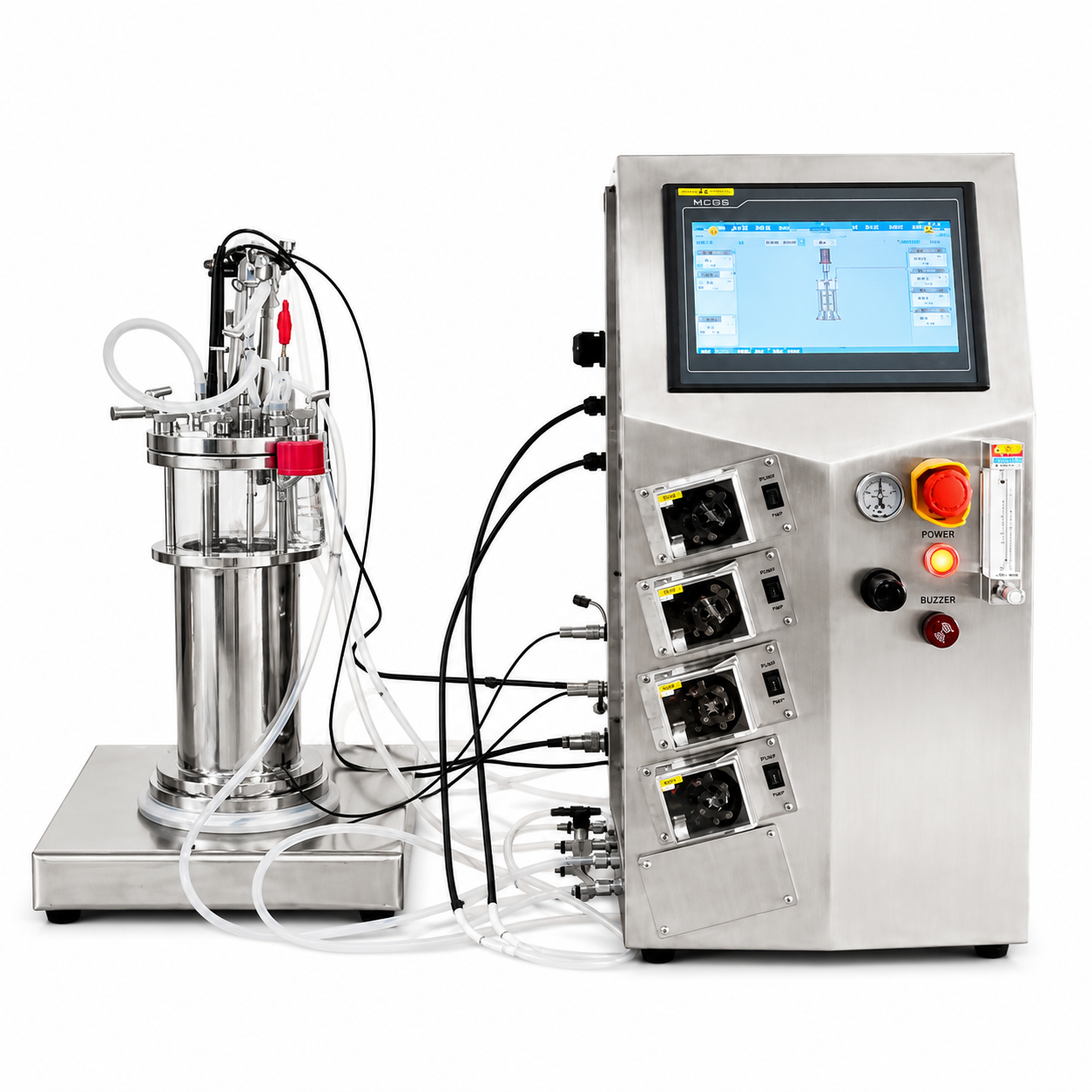 2L Glass Airlift Mixing Tank